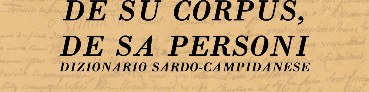 Maladias de su corpus, de sa personi  – dizionario sardo-campidanese – Giuseppe Pili
